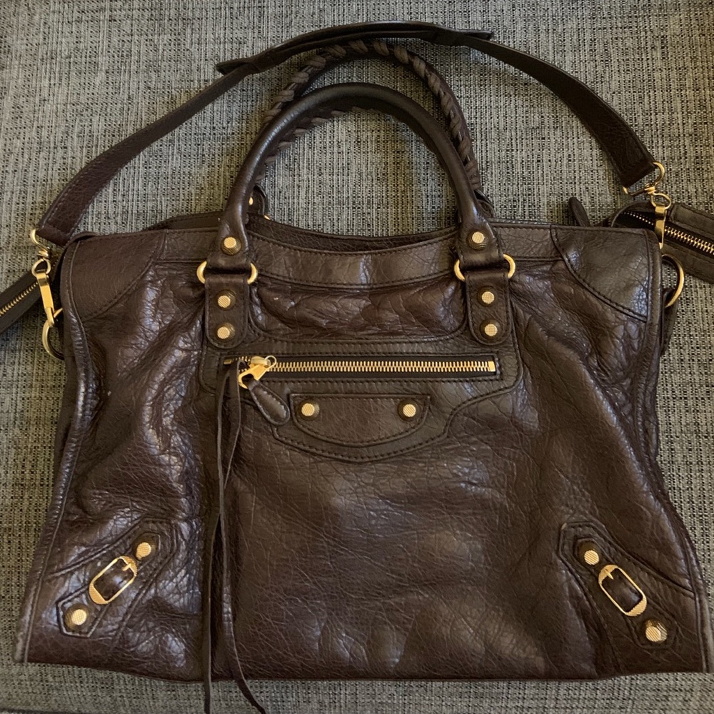 Balenciaga Dark Brown Handbag